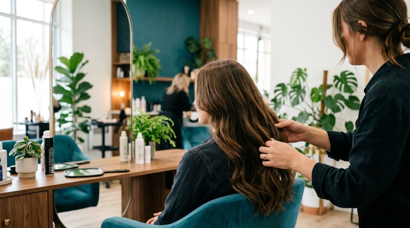 Home of Hair Studio in Ergoldsbach — Styling am Kundenplatz